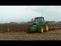 John Deere 7530 ploughing