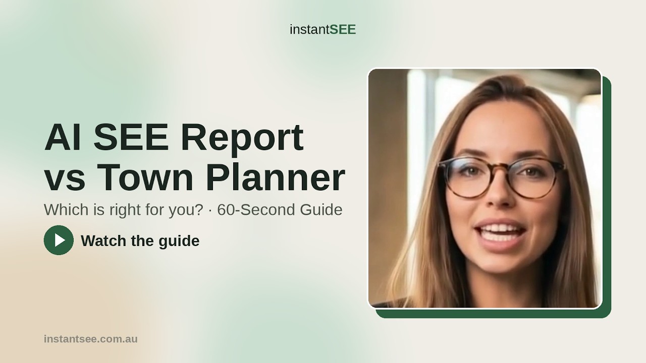 AI SEE Report vs Hiring a Town Planner: Which Is Right for Your NSW DA?