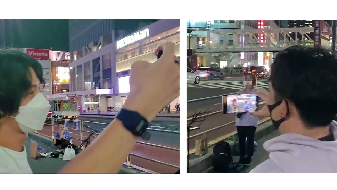 Novelbright 竹中雄大さん　一華ひかりさん　奇跡の路上ライブ　Walking with you