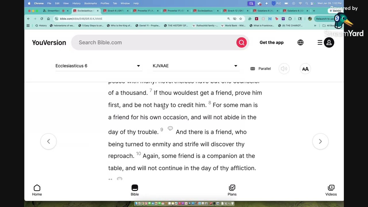 Message For Us Young Brothers #99 : Proving A Friend