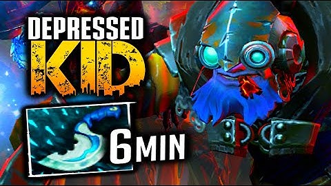 TINKER - 6MIN DAGGER FASTEST ITEM! | CIS DEPRESSED KID | DOTA 2 TINKER GAMEPLAY.
