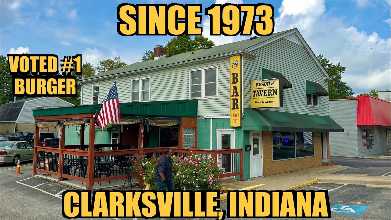 RESCH’S TAVERN *BIG RODNEY GUEST STARRING* AWARD WINNING CHEESEBURGER | Clarksville, Indiana