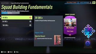 FIFA 22- Ultimate Team: Milestones Objectives (20 SBCs) Reward 135 (PS5)