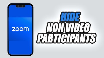 How To Hide Non Video Participants On Zoom Workplace App