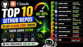 Top 10 GitHub Repos To Cut Claude Code Tokens | Token-Saver Edition