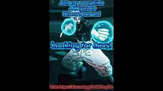 Looking for devs for my roblox JJK game #development #robloxdev #Roblox #jujutsukaisen #jjk #jjkgame