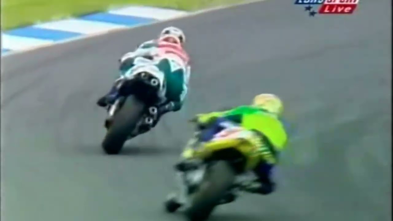 Donington Park 98 Doohan vs Crafar Eurosport LIVE commentary Toby Moody Dennis Noyes Randy Mamola