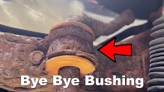 1999 Mazda B2500-Asian Ranger-Exhaust leak repair and sway bar removal