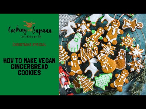 How to make vegan gingerbread cookies | Christmas Special