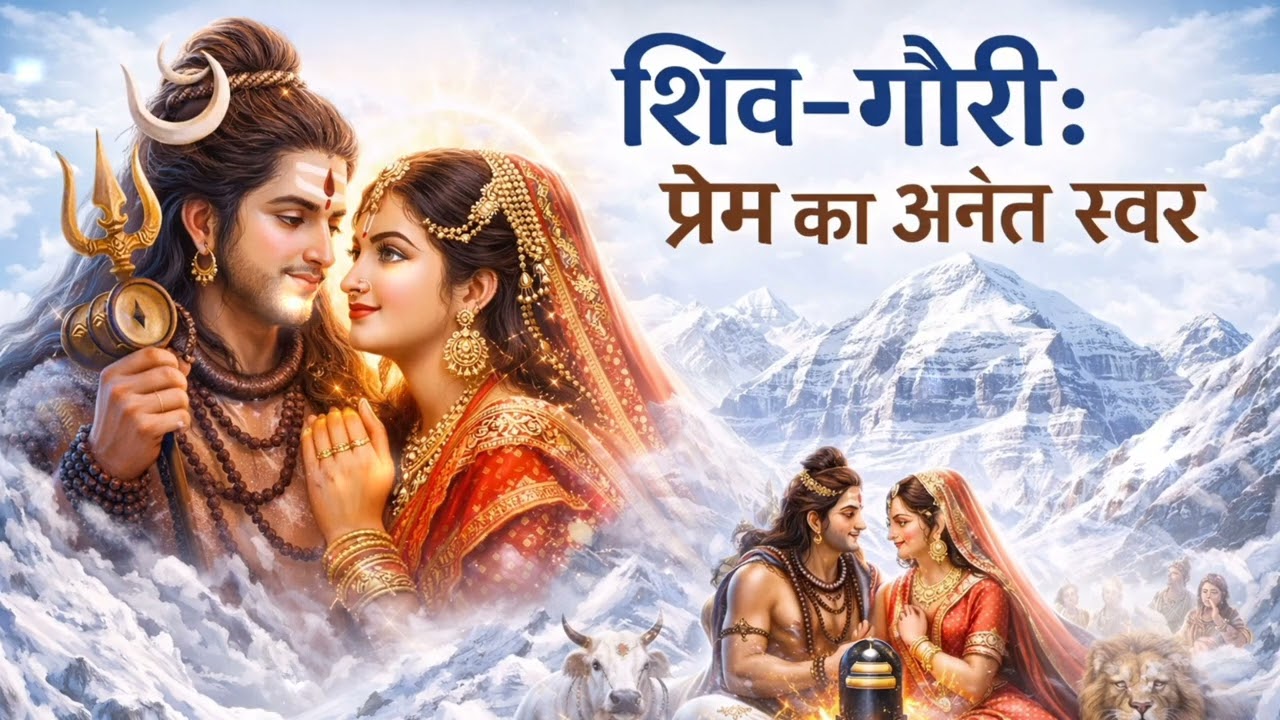 “शिव–गौरी: प्रेम का अनंत स्वर” 🌸  Shiv Parvati Prem Katha | Heart Touching Bhajan