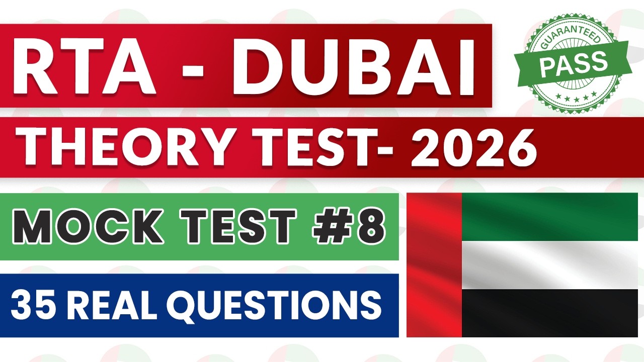 Если вы это знаете, вы сдадите теоретический экзамен RTA Dubai #theorytest2026