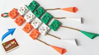 Easy Matchbox Craft for Republic day | Republic day craft decoration | Best uses of empty match box screenshot 3
