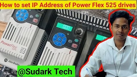 How to set IP Address of Power Flex 525 VFD manually | Power Flex 525 | Sudark Tech