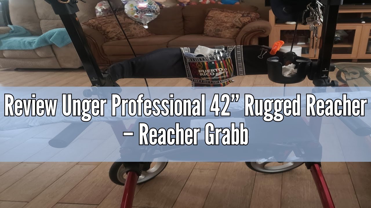 Review Unger Professional 42” Rugged Reacher – Reacher Grabber Tool & Trash Picker, Outdoor Trash Pi