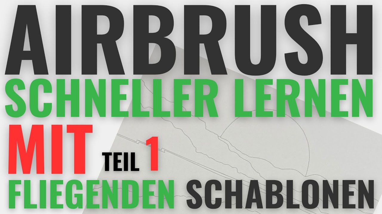 🧑‍🎨🎨 W-014 Airbrush Projekt für Einsteiger (1/3): So gelingt dir die perfekte Vorbereitung.