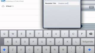 Dropbox verbinden met Goodreader