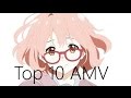 Mon top 10 amv anime