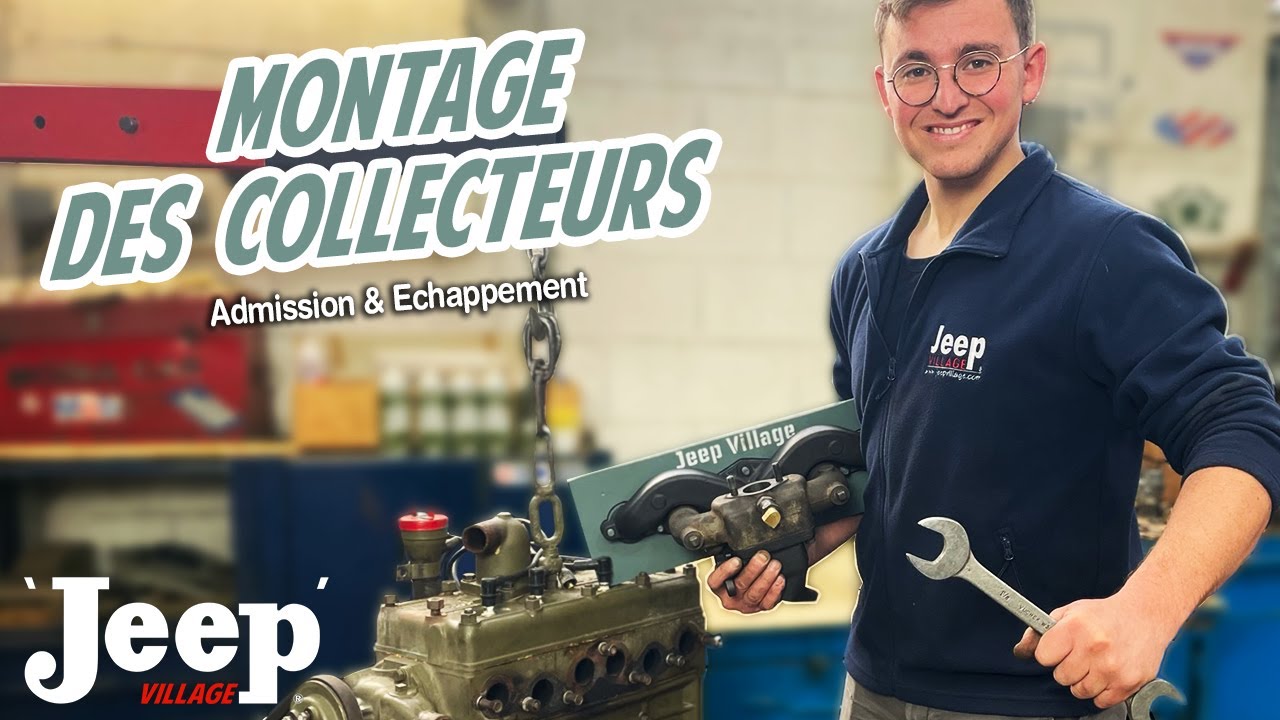 Montage des collecteurs admission & échappement 