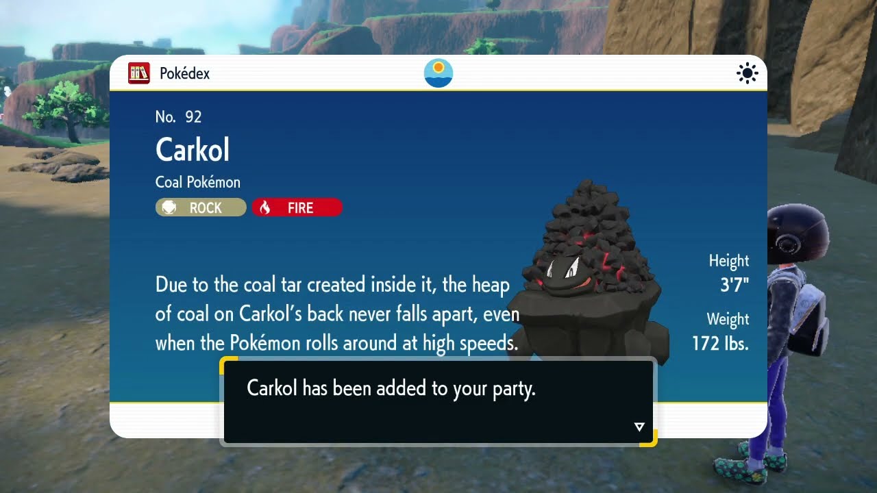 Where to find Carkol | Pokemon Scarlet and Violet