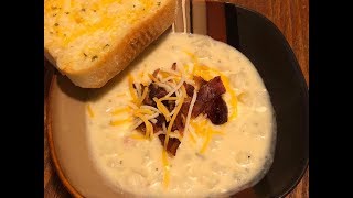 Crockpot Potato Soup - EASY | Southern Sassy Mama