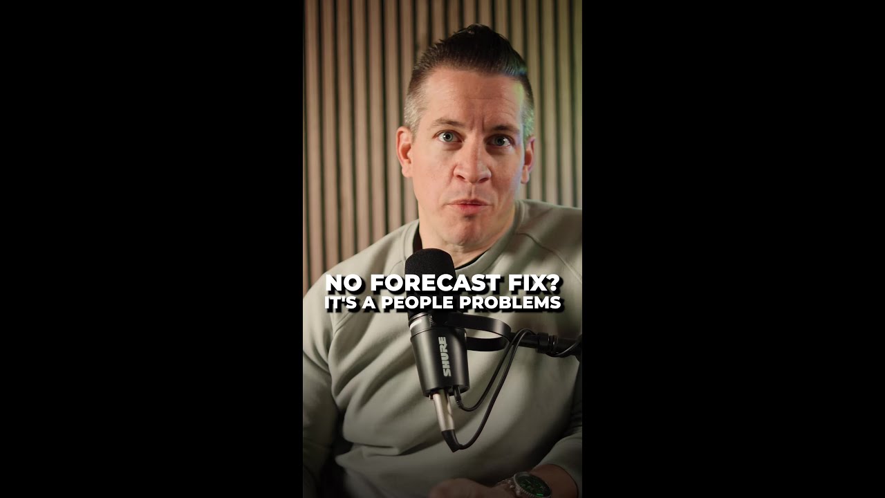 No forecast fix? It’s a people problem.
