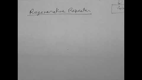 regenerative repeater
