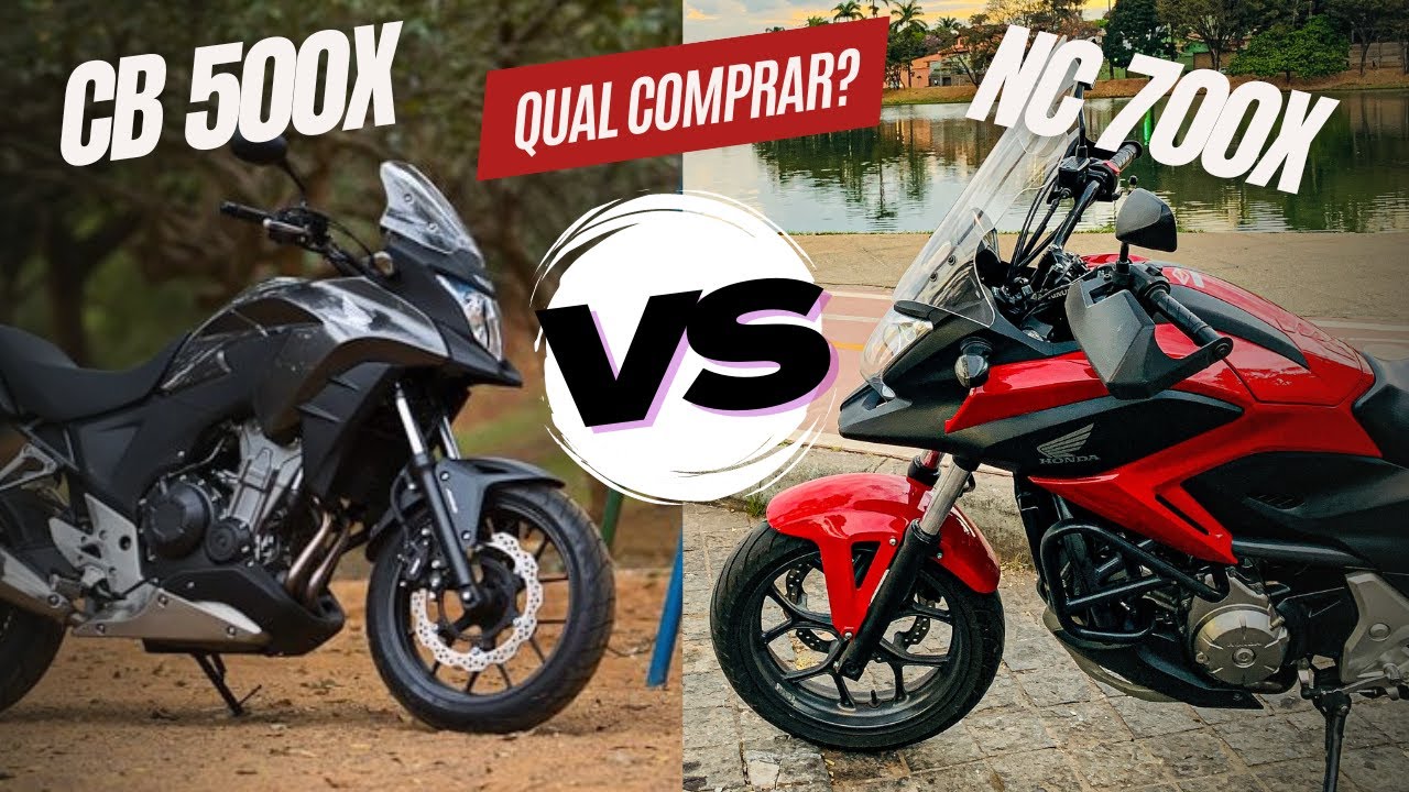 É POR ISSO QUE ELA É MELHOR! | CB 500x vs NC700X  / 750X