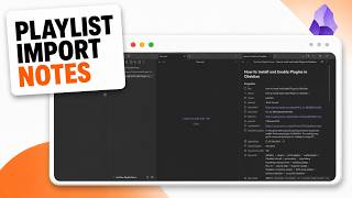How to Convert YouTube Playlists to Obsidian Notes (Playlist Learning Pipeline)