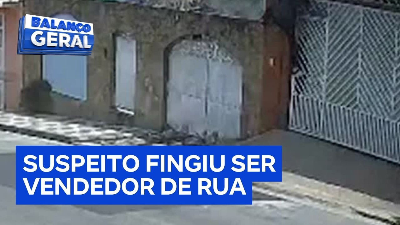 Homem é flagrado escalando muro de três metros para invadir casa na zona norte de São Paulo