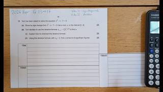 2024 OCR Additional Maths Paper Q 13 to 17