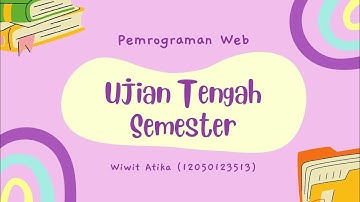 UTS - Pemrograman Web