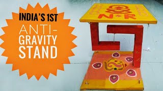 Craft ideas #AntiGravityTable #scienceproject #Tension #Suspension #flowerpot #Tensegrity #Homedecor