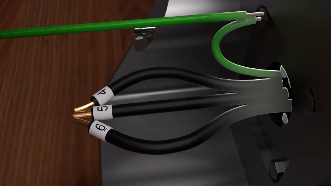 Phoenix Phase Converters video of 9 wire leads motor connection NL
