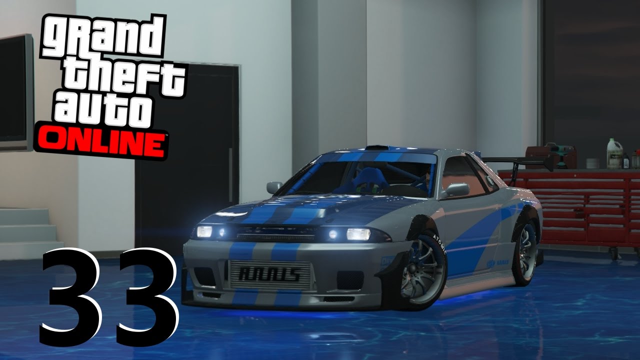GTA Online - [33] Nissan Skyline z "Szybcy i Wściekli 2" [DLC Import/Export] - YouTube