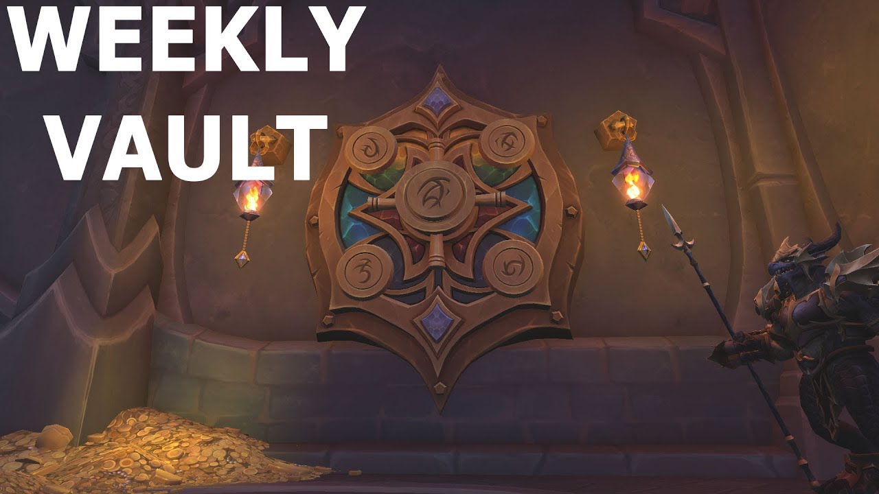 WEEKLY VAULT - 12x +20 M+ and 7x M raid items together