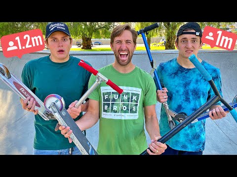 Teaching Famous Youtubers To Scooter! *Pro Teaches Noobs*