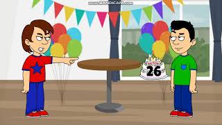 Stanley Throws SuperRomanReignsNick's Birthday Cake At His Face And Gets Grounded