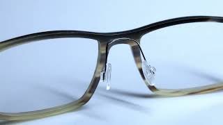Rectangular translucent horn-rimmed eyeglasses-Kingho What Is Horn Rimmed Glasses