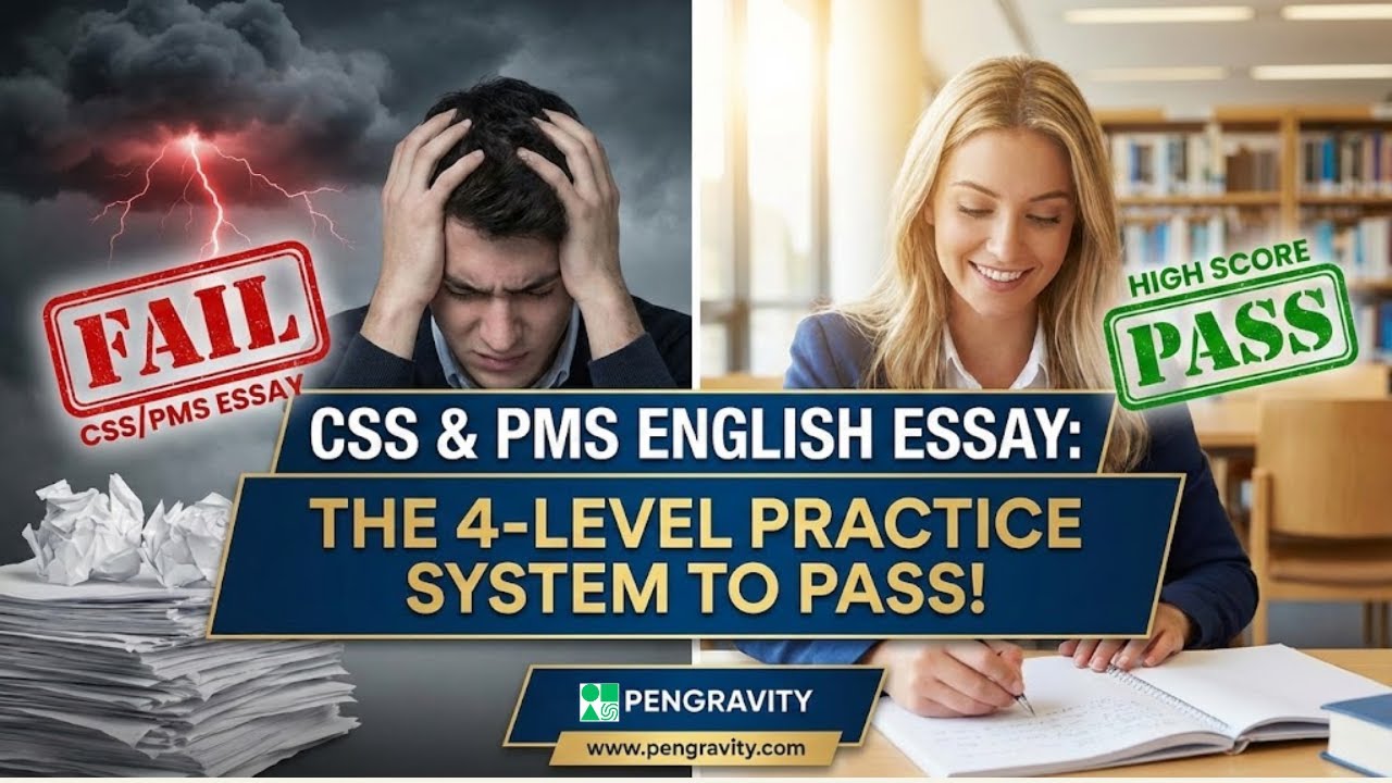 How to Pass CSS & PMS English Essay | Pengravity Practice Course ✍️