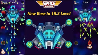 우주 슈팅 게임 | 레벨 18.3 - 보스 블루 함선 - 프로처럼 공략하기 😎 직접 튜토리얼 🚀 제작자: 아파치 screenshot 1