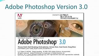 Adobe Photoshop History Adobe Photoshop History