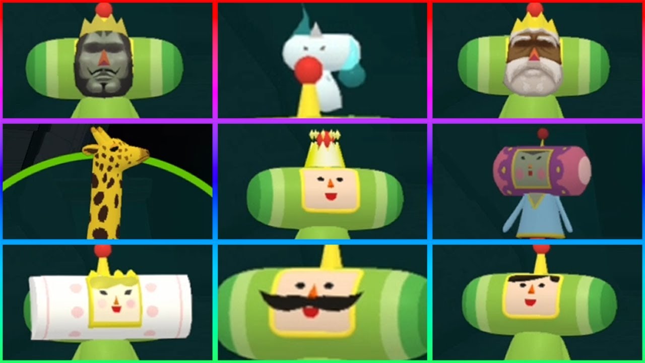 Once Upon A KATAMARI - King of All Sounds Edition ALL DLC COSTUMES