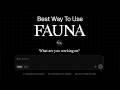 FAUNA Walkthrough | FLORA AI