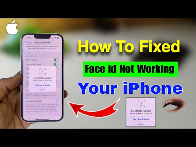 how to fix face id not working on iphone | iphone face id not