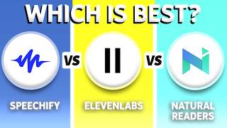 Speechify vs Elevenlabs vs NaturalReader (2026) - Which One Is BEST?
