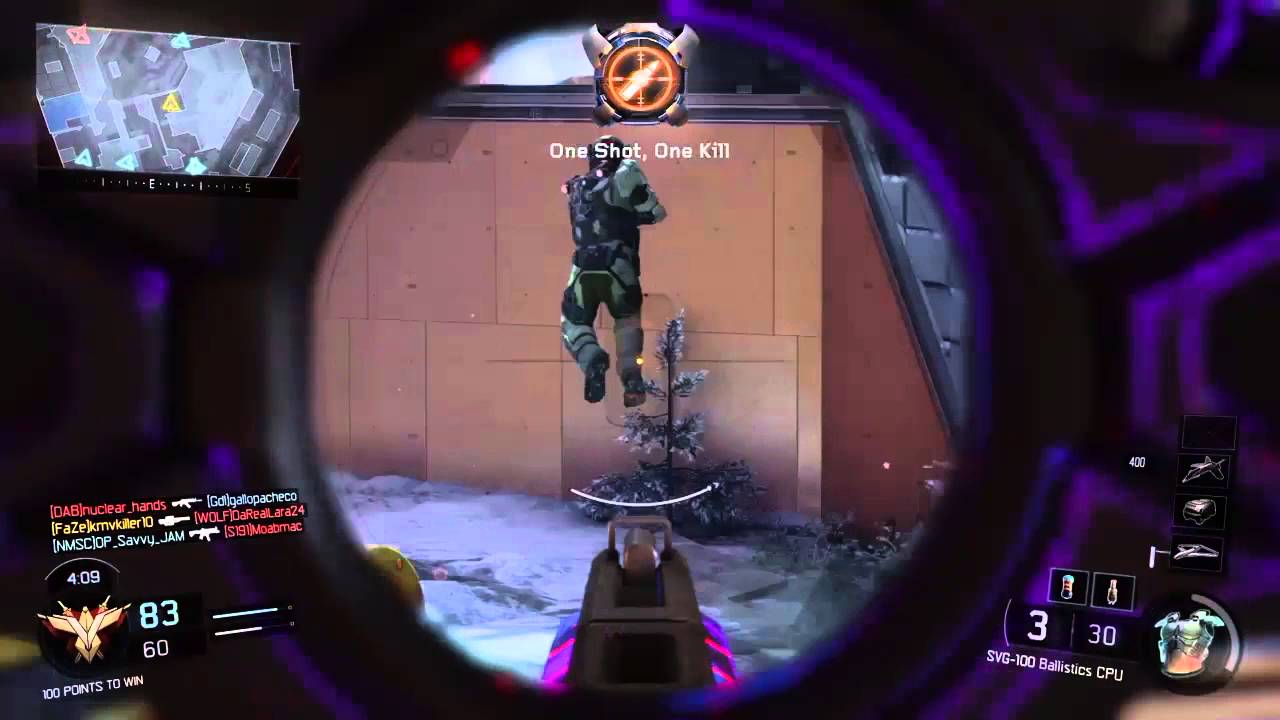 Sniping with Dark Matter SVG