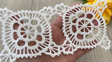 THE MOST TRENDY and AWESOME Crochet Square Motif Runner, Blouse, Shawl Pattern @HorrorCaseFiles6868