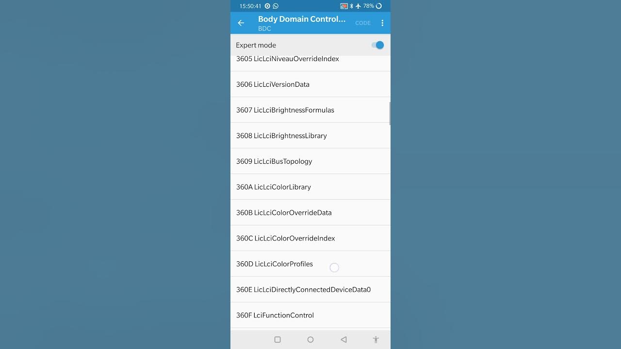 BMW G20 hex values for ambient light coding using bimmercode YouTube