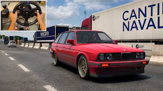 ETS 2 - Pushing the BMW E30 to Its Limits... Until I Crashed! | Steering Wheel Gameplay ETS 2 - Pushing the BMW E30 to Its Limits... Until I Crashed! | Steering Wheel Gameplay