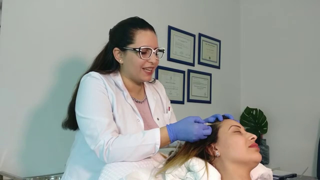 Démonstration de la carboxythérapie au cabinet du Docteur Ikram Jaouadi